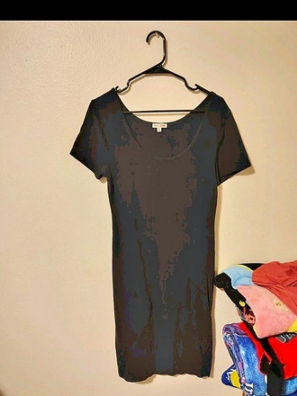 Zenana Premium Mini Dress in Black Size Large Like New